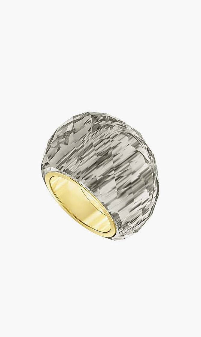 Nirvana Ring, Gray, Gold-Tone PVD