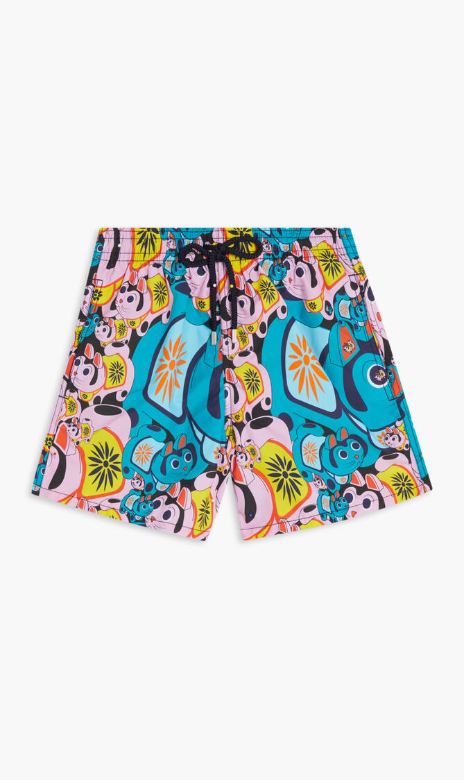Maneki Neko Swim Shorts