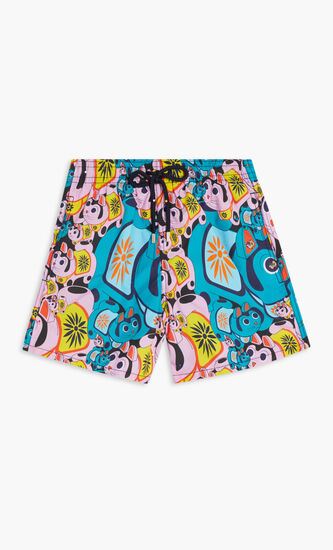 Maneki Neko Swim Shorts