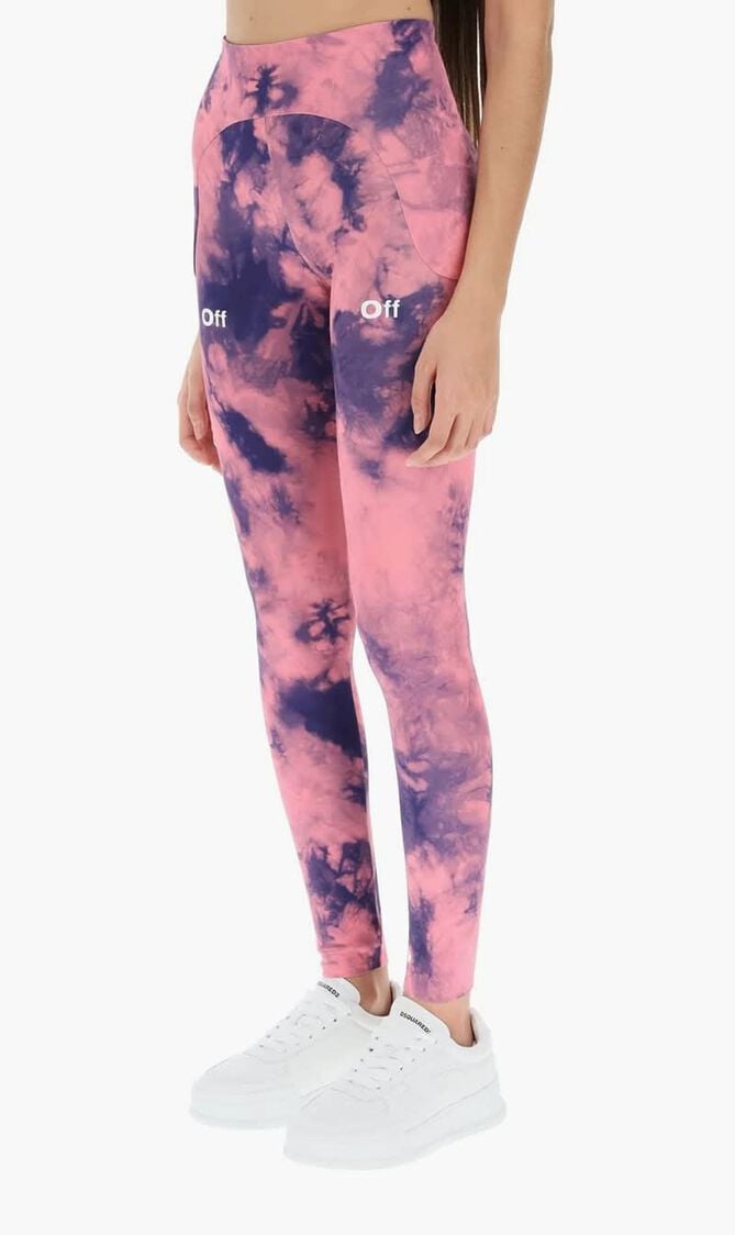 TIE DYE LEGGINS PINK BLUE