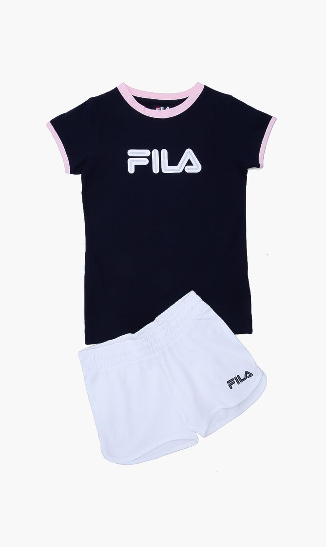Lulu Solid Tee Shorts Set