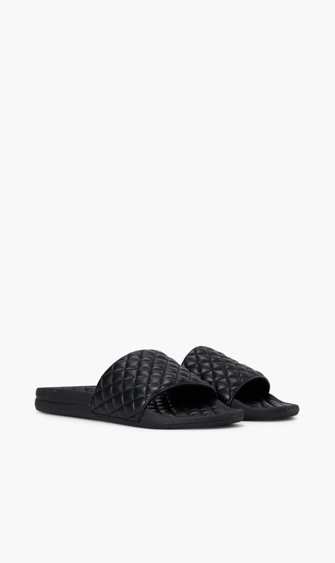 WOMENS LUSSO SLIDE BLACK WOMENS LUSSO SLIDE BLACK