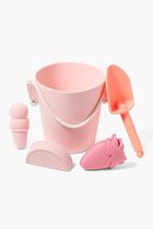 SILICONE BUCKET & SPADE SET PINK