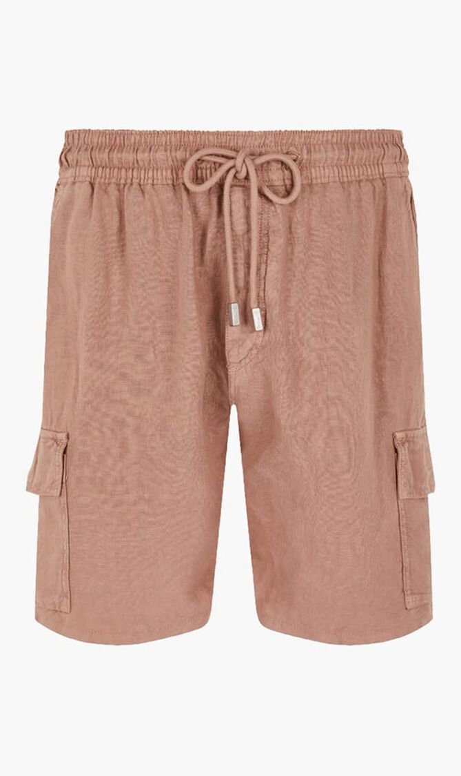 Rose Linen Shorts