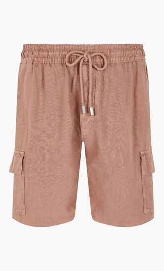 Rose Linen Shorts
