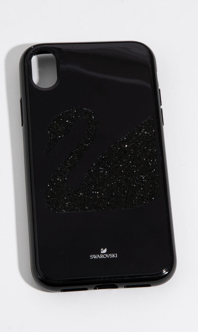 Swan Fabric with Integrated Bumper, iPhone XR Case