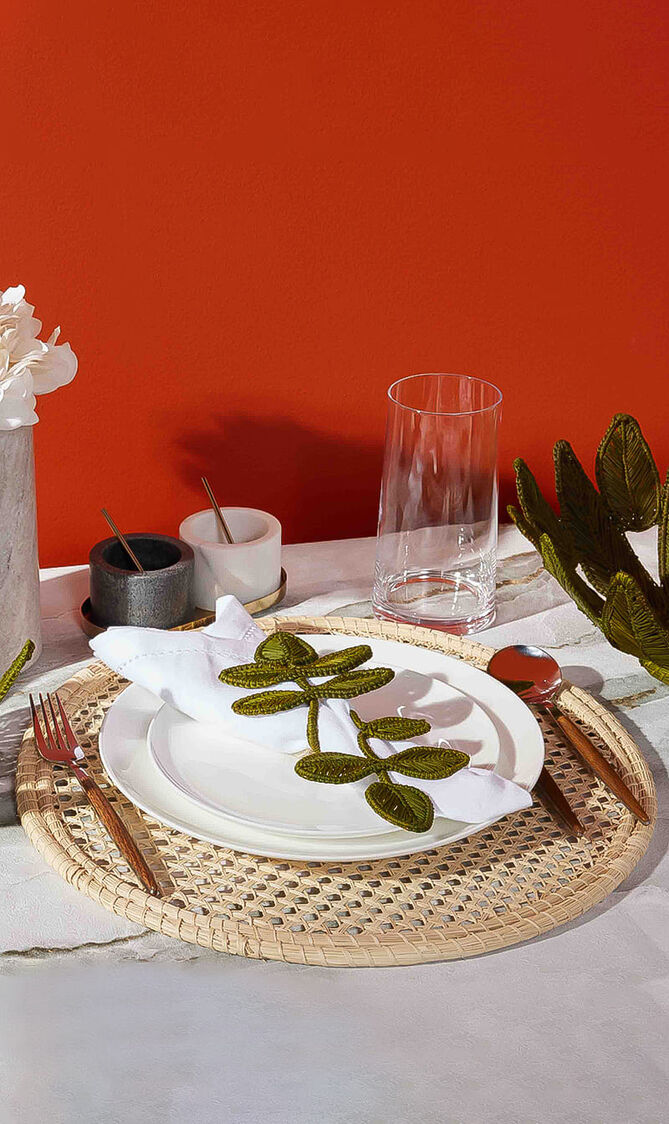 Woven Wicker Circular Table Mat