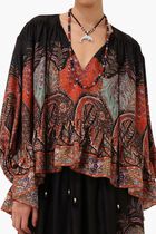 RHIANNON RUFFLE BILLOW BLOUSE