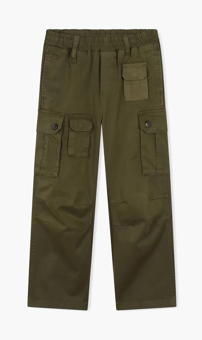 Straight Leg Cargo Trousers