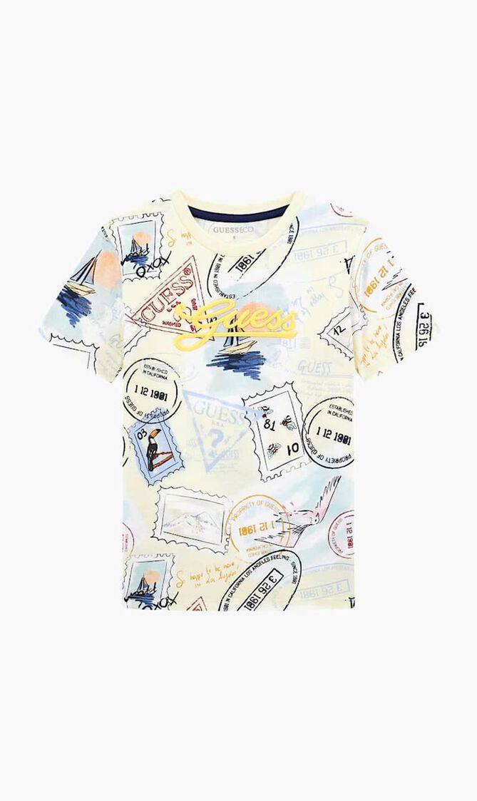 All Over Printed Logo T-Shirt