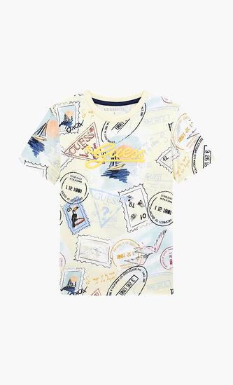 All Over Printed Logo T-Shirt