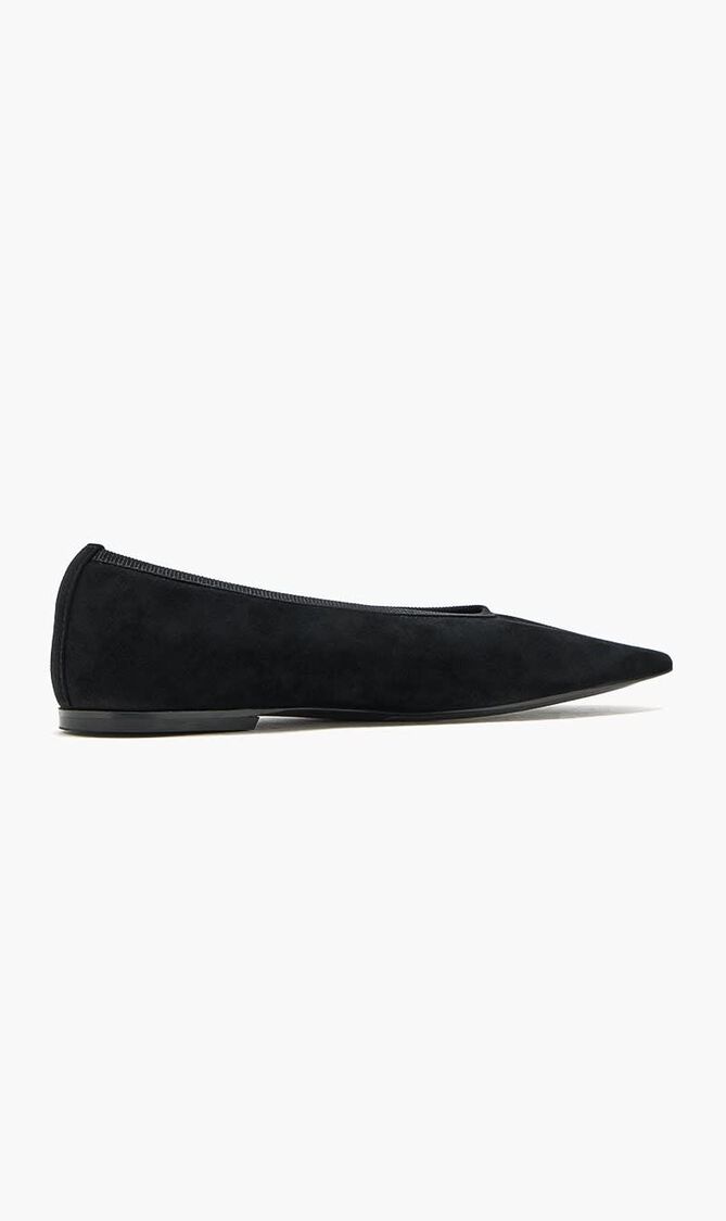 Minimalist Suede Ballerinas