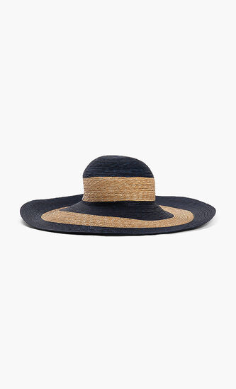 Woven Colorblock Chupalla Hat