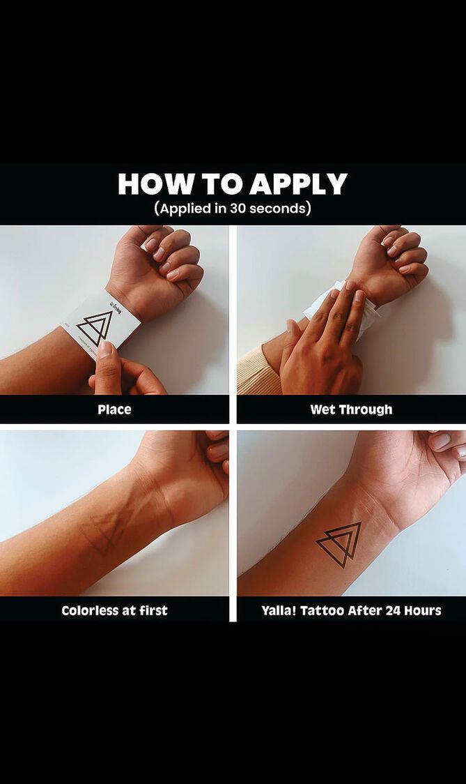 Temporary Tattoos - Arabic Collection