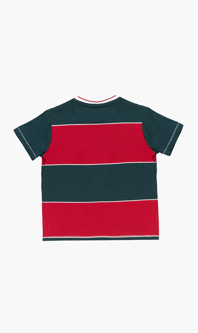 Cotton T-shirt with Accent Print