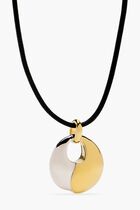 Sculptural Pebble Pendant Necklace Set