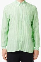 Regular Fit Striped Linen Shirt