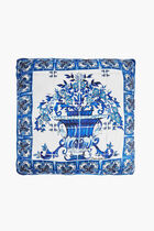 Blu Mediterraneo Silk Twill Pillow