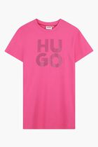 Logo Print Cotton Dress