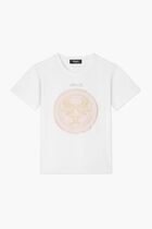 T-SHIRT JERSEY + GLITTER COUPE DES DIEUX PRINT