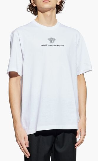 T-SHIRT COMPACT COTTON JERSEY FABRIC + MEDUSA BRANDING EMBROIDERY
