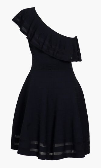 Streena One Shoulder Knitted Dress