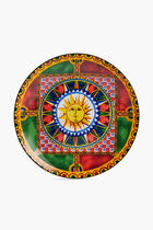 Carretto Sun Bread Plate Round 17cm Set Of 2