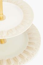 Peacock Extravaganza Cake Stand Gold