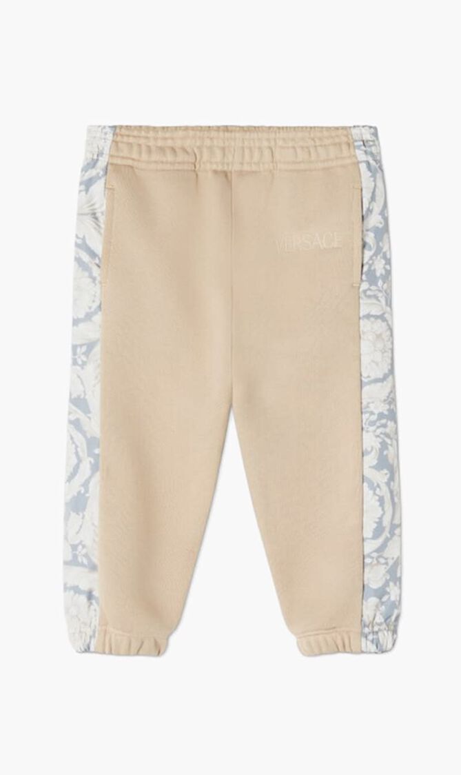 SWEATPANT FLEECE + BAROCCO KIDS CANVAS POLY + VERSACE EMBROIDERY