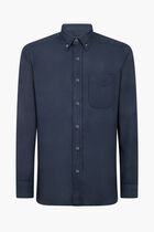 Cashmere Light Twill Slim Fit Shirt