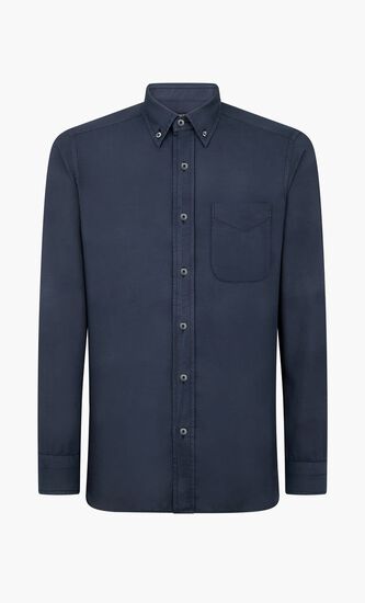 Cashmere Light Twill Slim Fit Shirt