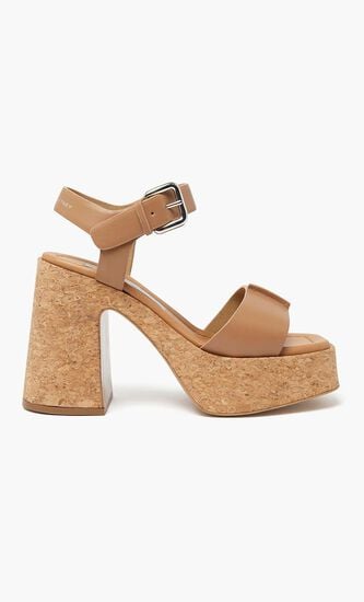 Skyla Buckled Platform Sandals