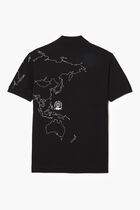 SHORT SLEEVED RIBBED COLLAR SHIRT