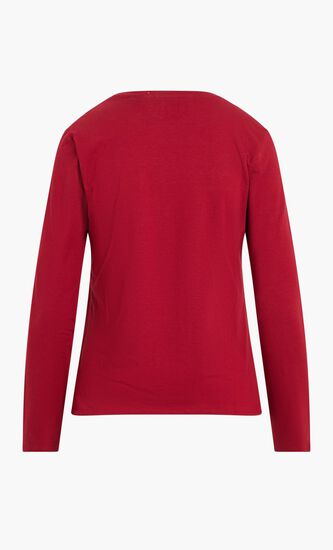 Deanna Scoop Neck Long Sleeve Tee