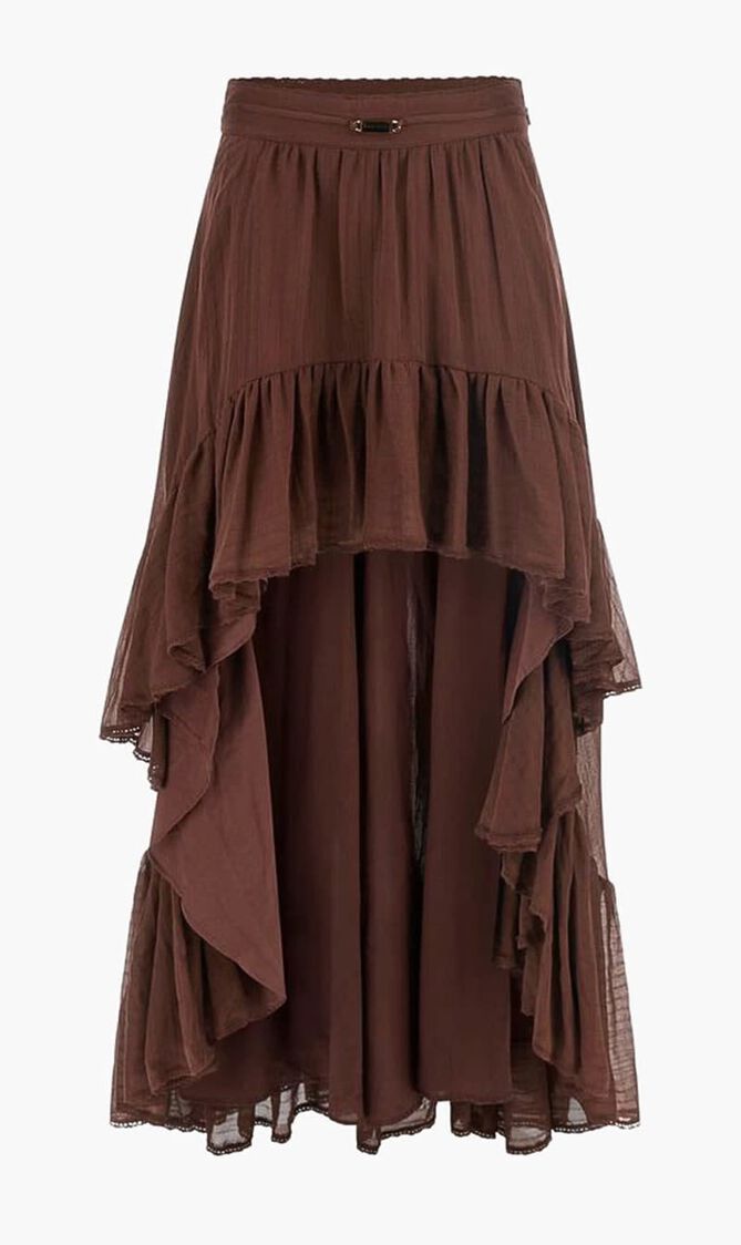 Marciano Flounced Long Skirt