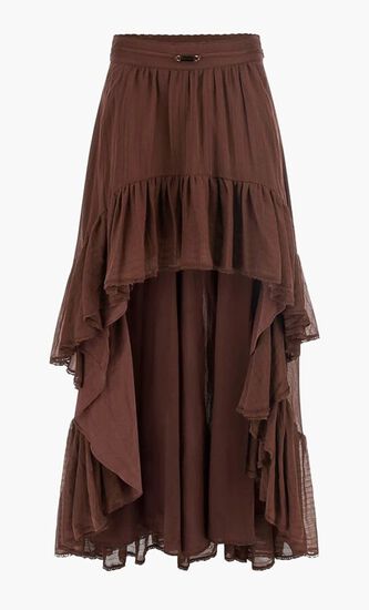 Marciano Flounced Long Skirt