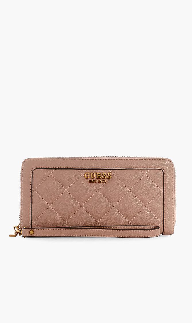 Abey Quilted Long Wallet