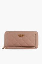 Abey Quilted Long Wallet