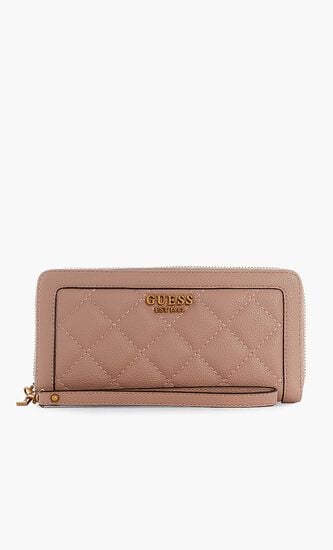Abey Quilted Long Wallet