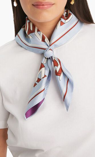 Tory Maze Double Sided Neckerchief