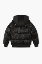 Monogram Print Puffer Jacket