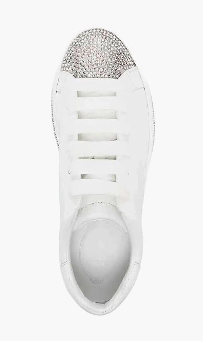 WHITE CALF SILVER SHADE STRASS