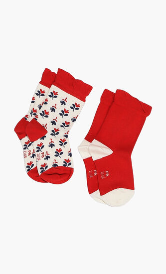 2-Pack Printed Socks