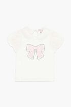 Mallory Snowdrop Bow Top