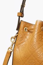 T Monogram Leather Bucket Bag T Monogram Leather Bucket Bag