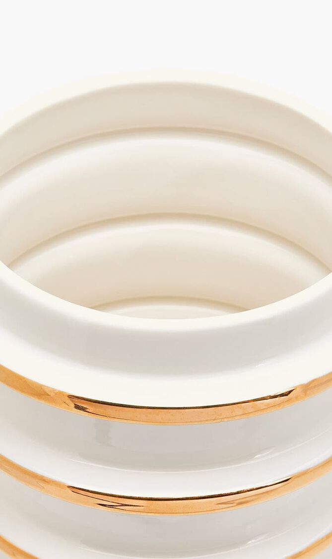 Orbit Urn Vase Medium White