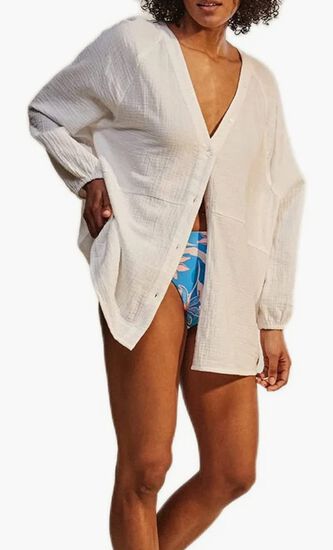 Tidelines Shirt Swim Cover Up