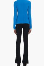 VI CREPE TWIST LS CREWNECK NAUTICAL BLUE VI CREPE TWIST LS CREWNECK NAUTICAL BLUE