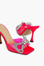 Square Toe Double Bow Platforms