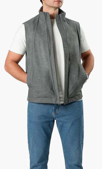 ANGELO KAHEL VEST GRAY YLK 7501
